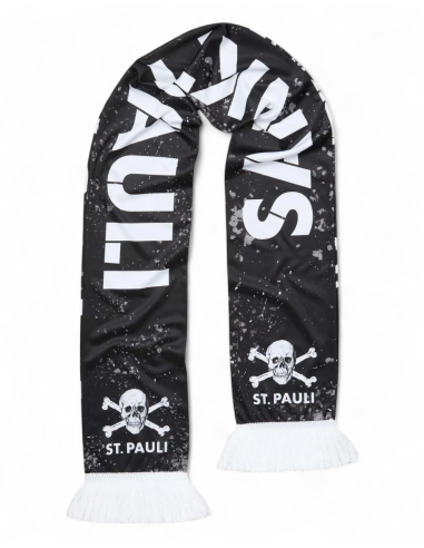 St. Pauli - Silk scarf - Skull - schwarz - @ No Borders