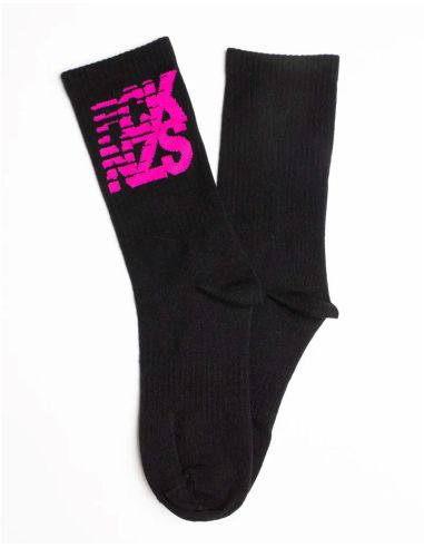 FCK NZS - Socken - Schwarz-Pink - True Rebel