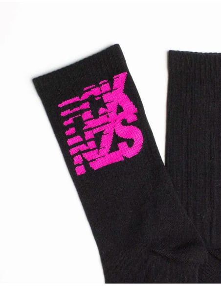 FCK NZS - Socken - Schwarz-Pink - True Rebel