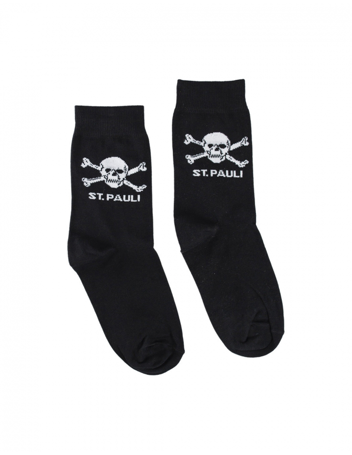 St. Pauli - Socks - Skull - Black