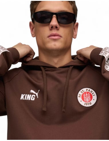 St. Pauli - Hoodie - Puma "King" - Brown - @ No Borders