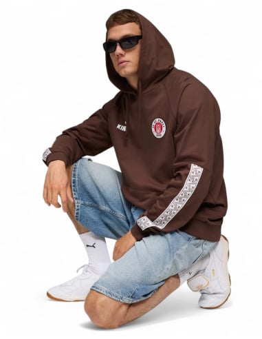 St. Pauli - Hoodie - Puma "King" - Brown - @ No Borders