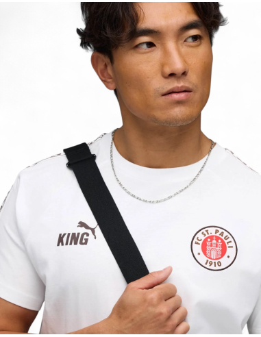 St. Pauli - T-Shirt - Puma "King" - White - @ No Borders