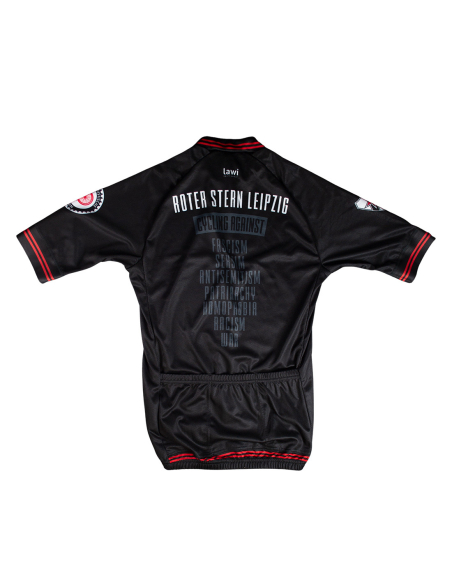 Roter Stern Leipzig - Bike Jersey Short Sleeve - Black/Red