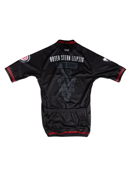Roter Stern Leipzig - Radtrikot Kurzarm - Black/Red