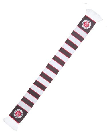 St. Pauli - Seidenschal - Logo - Gestreift