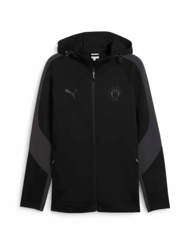 St. Pauli - Hooded Jacket - Puma “Staff” - Black - @ No Borders