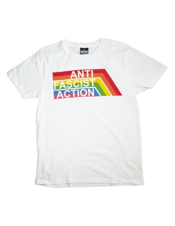 AFA 2.0 - True Rebel - T-Shirt fitted - White/Rainbow - @ No Borders