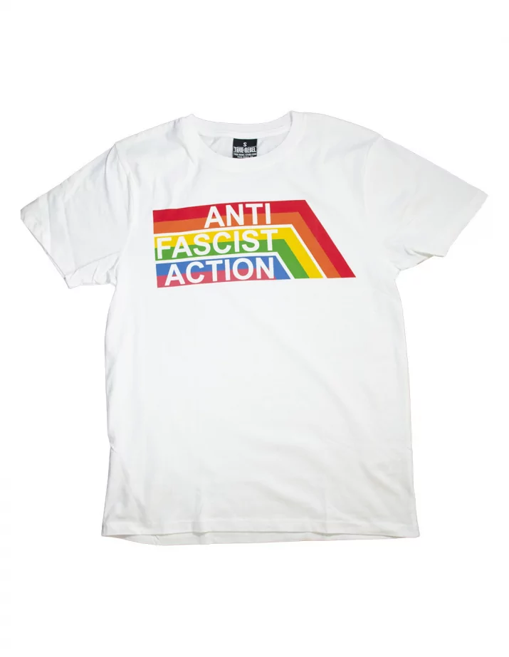 AFA 2.0 - True Rebel - T-Shirt - White/Rainbow