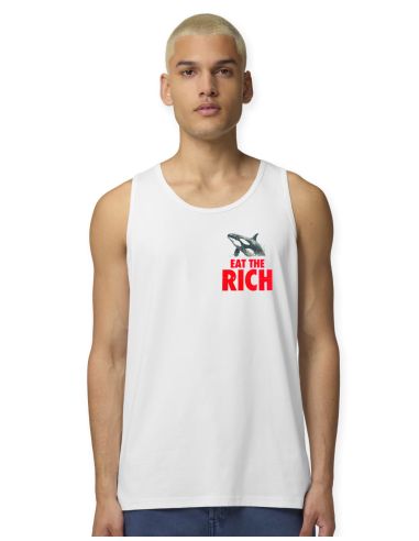 Eat The Rich - Tank Top - Weiß