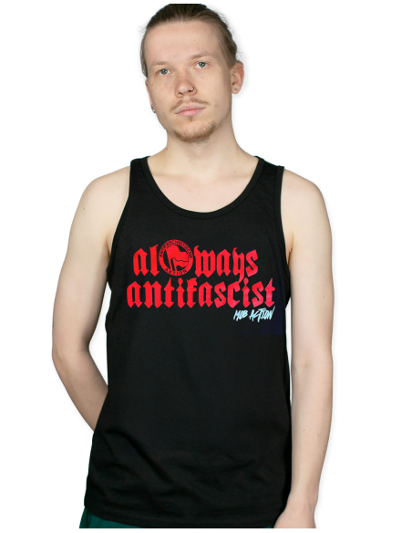 Always Antifascist Action - Tank Top - Schwarz