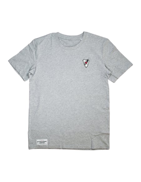 Roter Stern Leipzig - T-Shirt - Logo Stick - Grey
