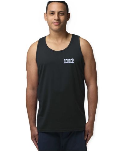 1312 - No Borders - Tank Top - Schwarz - Front