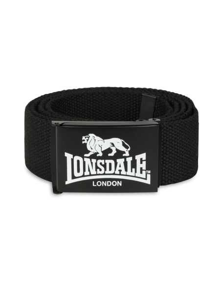 Lonsdale - Gürtel - Starbotton - Schwarz - Front