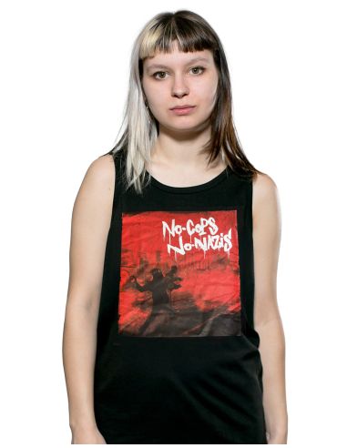 No Cops No Nazis - Tank Top - Schwarz/ROT
