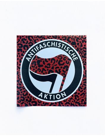 Fight Nazis Everywhere - Sticker - @ No Borders