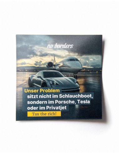 Tax The Rich - Stickers - 10 pieces - @ No Borders