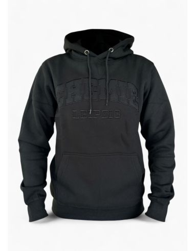 BSG Chemie Leipzig - Hoodie - Embroidered Logo - Black - @ No Borders