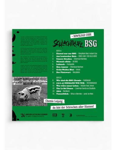 BSG Chemie Leipzig - Schallplatte - "Schlachtrufe BSG" - @ No Borders
