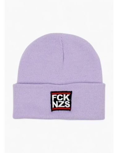 FCK NZS - True Rebel - Beanie- Patch - Lavender - @ No Borders