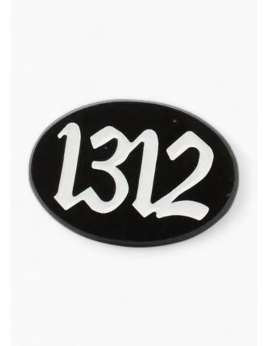 1312 - Sixblox - Metallpin - Schwarz - @ No Borders