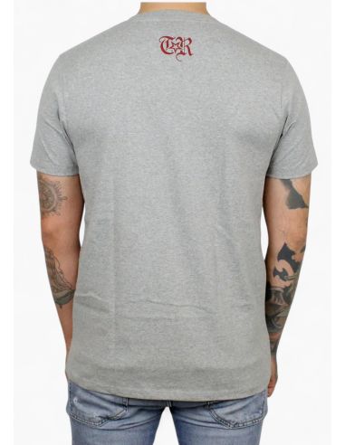 Anti Fascist Action - True Rebel - T-Shirt - Grey/Burgundy - @ No Borders