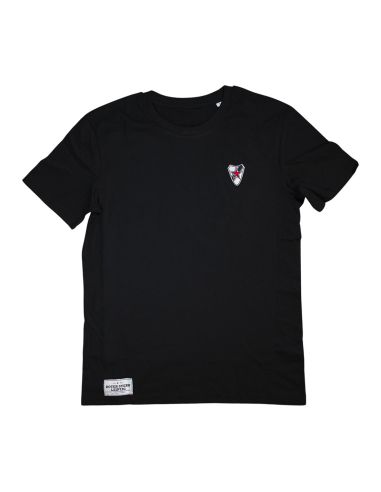 Roter Stern Leipzig - T-Shirt - Logo Stick - Black - @ No Borders