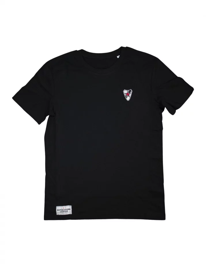 Roter Stern Leipzig - T-Shirt - Logo Stick - Black