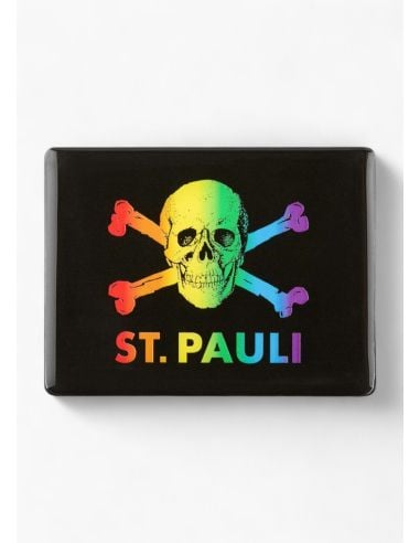 St. Pauli - Magnet - "Skull and Crossbones Rainbow" - @ No Borders