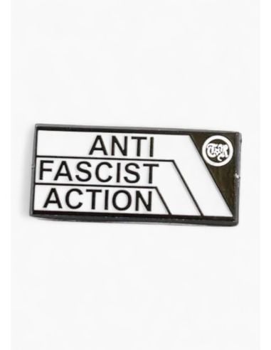 Anti Fascist Action - True Rebel - Metallpin - @ No Borders