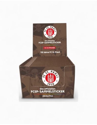 St. Pauli - Sticker pack - for the Sticker album - 115 years of FC St. Pauli - @ No Borders