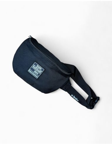 Kein Fußball den Faschisten - No Borders - Hip Bag - Patch - Black - @ No Borders