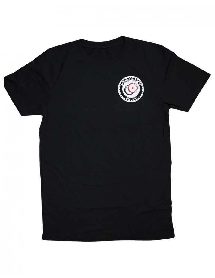 Fahrrad Antifa - No Borders - T-Shirt - Pocket Print - Black