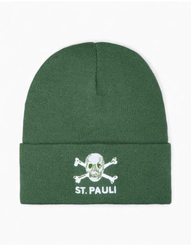 St. Pauli - Wintermütze - "Oliv TK-Stick" - Olive - @ No Borders