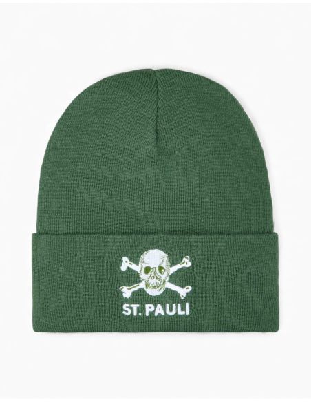 st-pauli-wintermütze-oliv-tk-stick-vorderseite