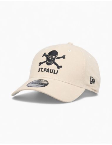 St. Pauli - Cap New Era Cord - "Stone Skull" - @ No Borders