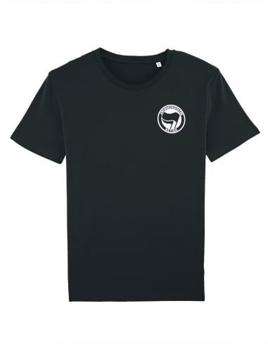 Wer gegen Nazis kämpft... - No Borders - T-Shirt - Black - @ No Borders