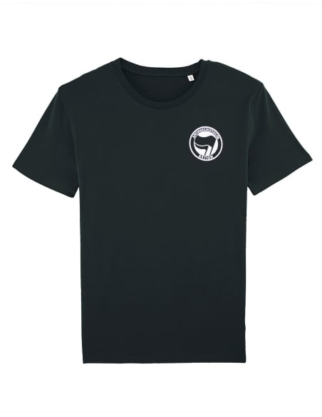 Wer gegen Nazis kämpft... - No Borders - T-Shirt - Black