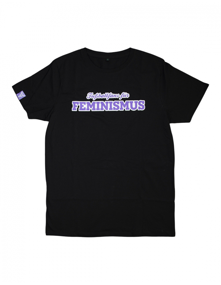 Fußballfans für Feminismus - No Borders - T-Shirt - Black