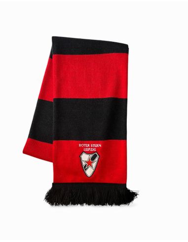 Roter Stern Leipzig - Wool Scarf - Balken - Red/Black - @ No Borders