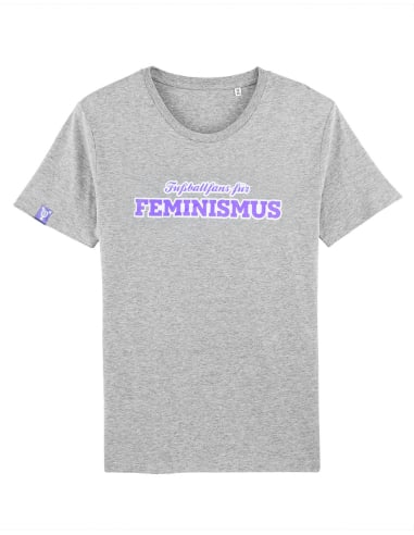 Fußballfans für Feminismus - No Borders - T-Shirt - Grey - @ No Borders