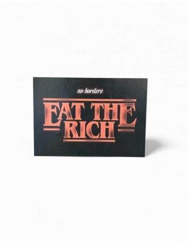 Eat The Rich - Sticker - Mystery - @ No Borders
