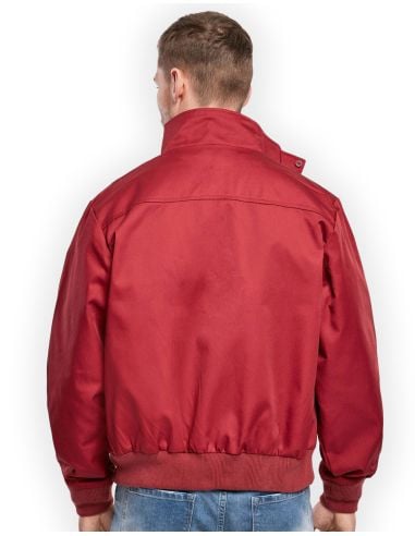 Mob Action Classic - Jacke - Harrington - Burgundy/White/Red - @ No Borders