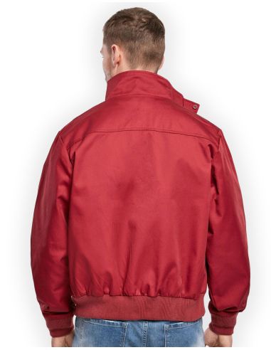 Mob Action Classic - Jacket - Harrington - Burgundy/White/Red - @ No Borders