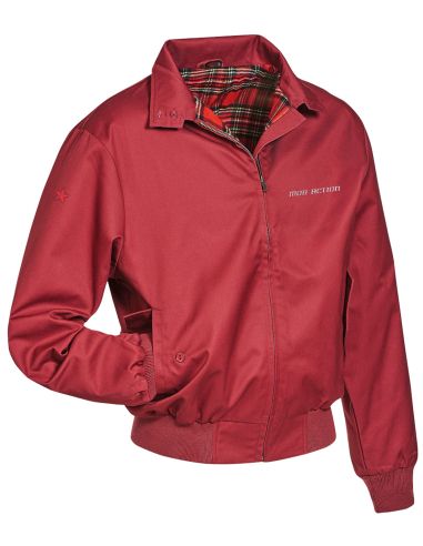 Mob Action Classic - Jacket - Harrington - Burgundy/White/Red - @ No Borders