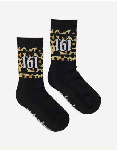 161 Leo - Socken - Schwarz - No Borders - @ No Borders