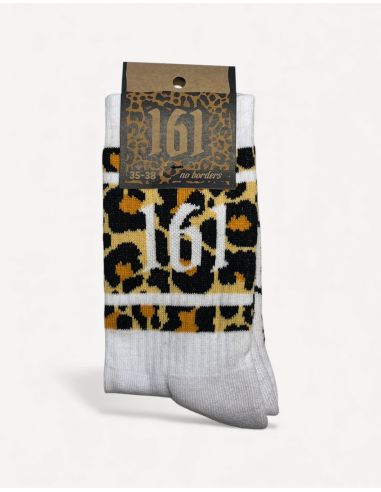 161 Leo - Socks - White - No Borders - @ No Borders