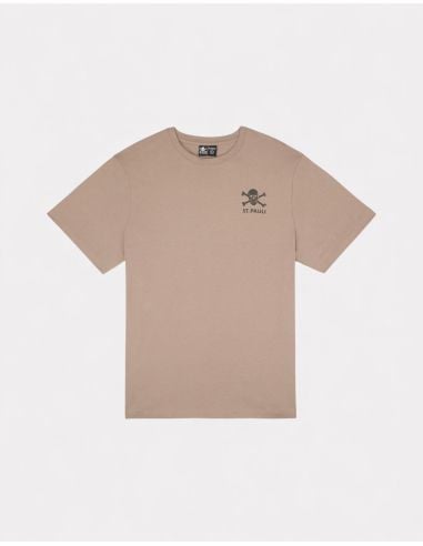 St. Pauli - T-Shirt "Allez Allez" - unisex - Hellbraun/Schwarz - @ No Borders