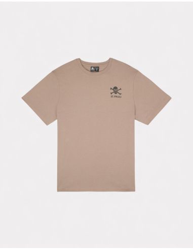 St. Pauli - T-Shirt "Allez Allez" - unisex - Light Brown/Black - @ No Borders