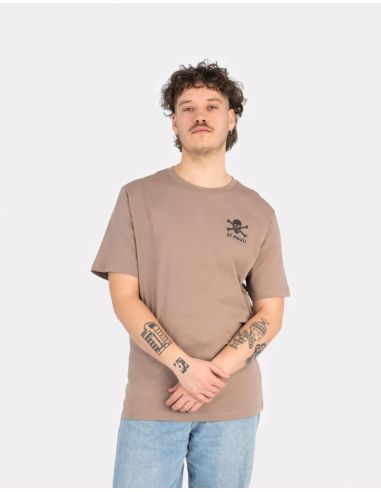 St. Pauli - T-Shirt "Allez Allez" - unisex - Hellbraun/Schwarz - @ No Borders